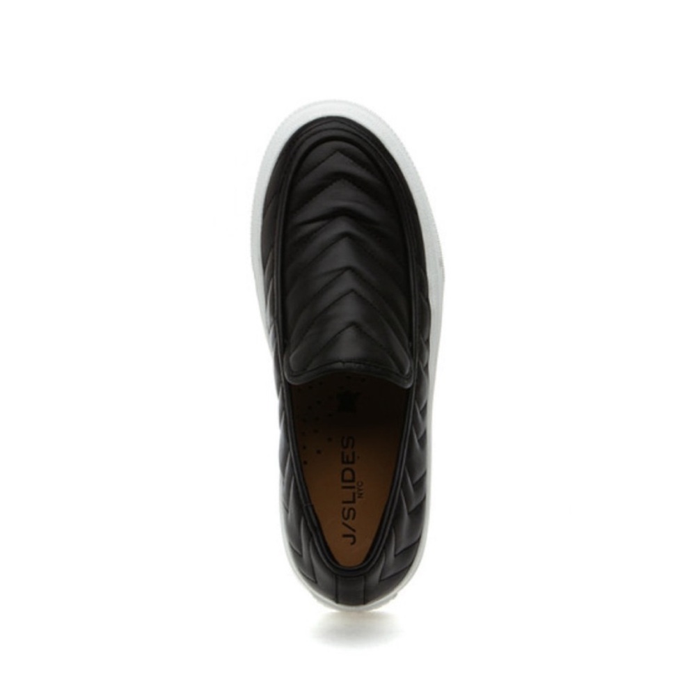 NWT J/SLIDES GYPSY Black Leather Sneaker - Picture 5 of 15